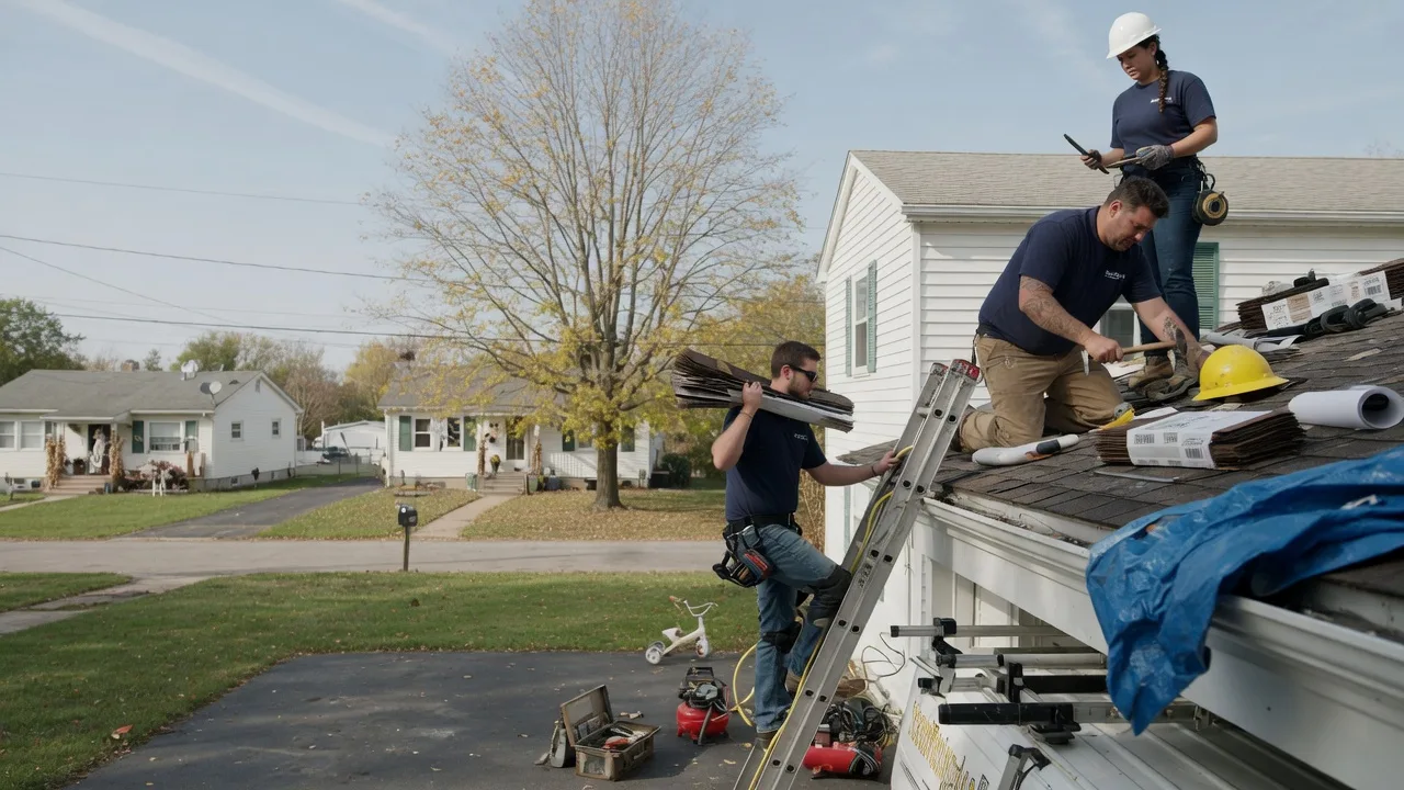 Local Roofing Contractors in Fairmount, IL near me